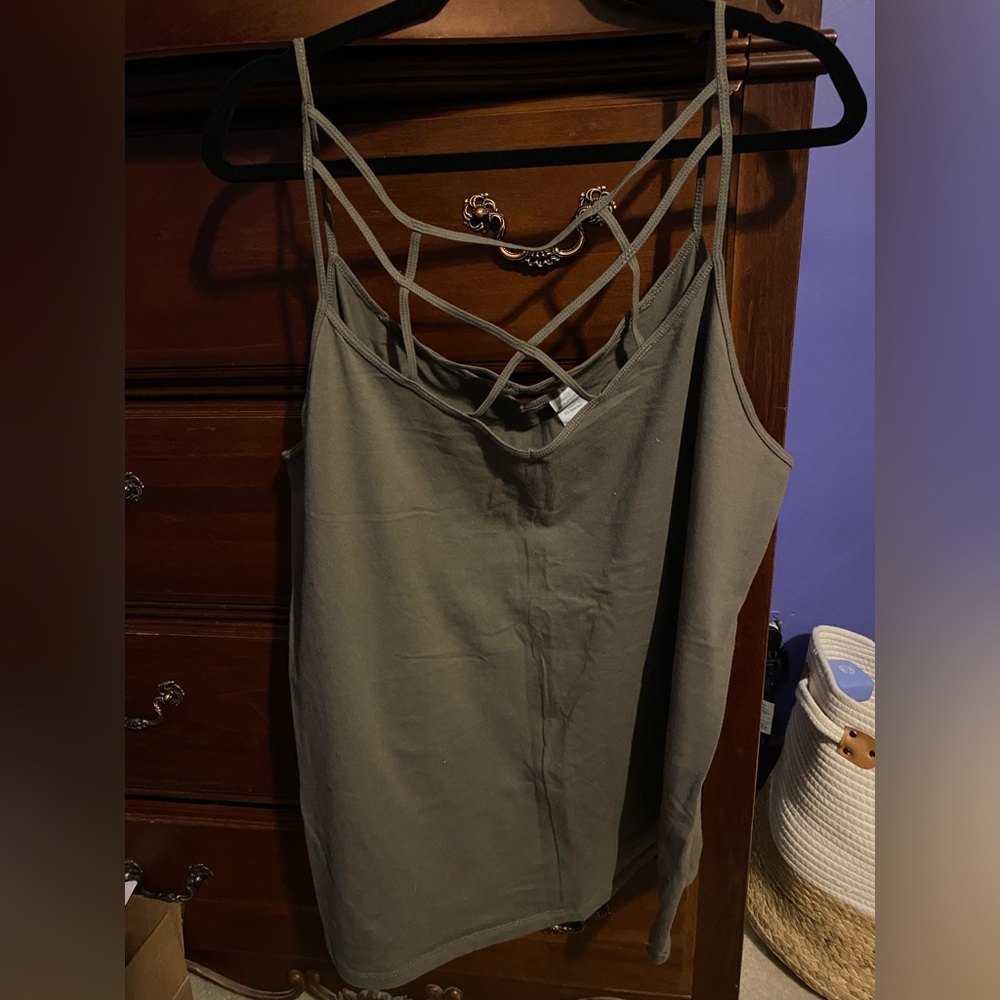 Maurices Green reversible Camisole Top